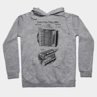 Accordion Patent Drawing 1938 Hoodie